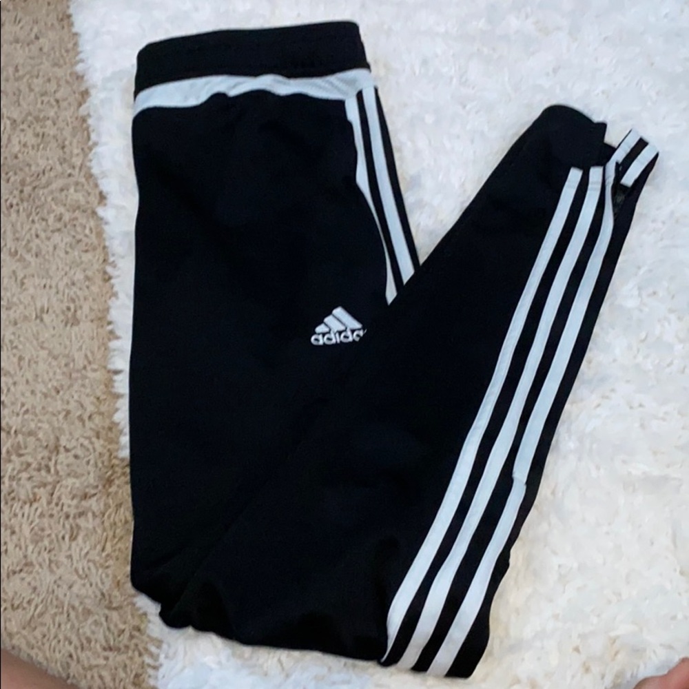 black adidas sweatpants